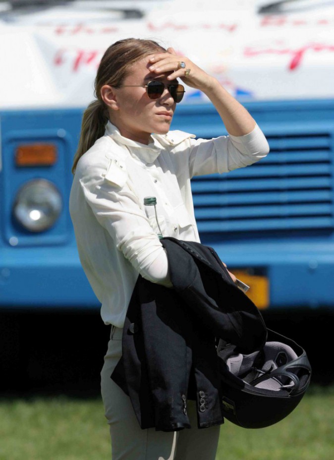 Mary Kate Olsen : aussi dou�e � l'�cran qu'en �quitation !