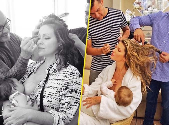 Alyssa Milano : b�b� au sein, elle parodie Gisele B�ndchen pour son retour !